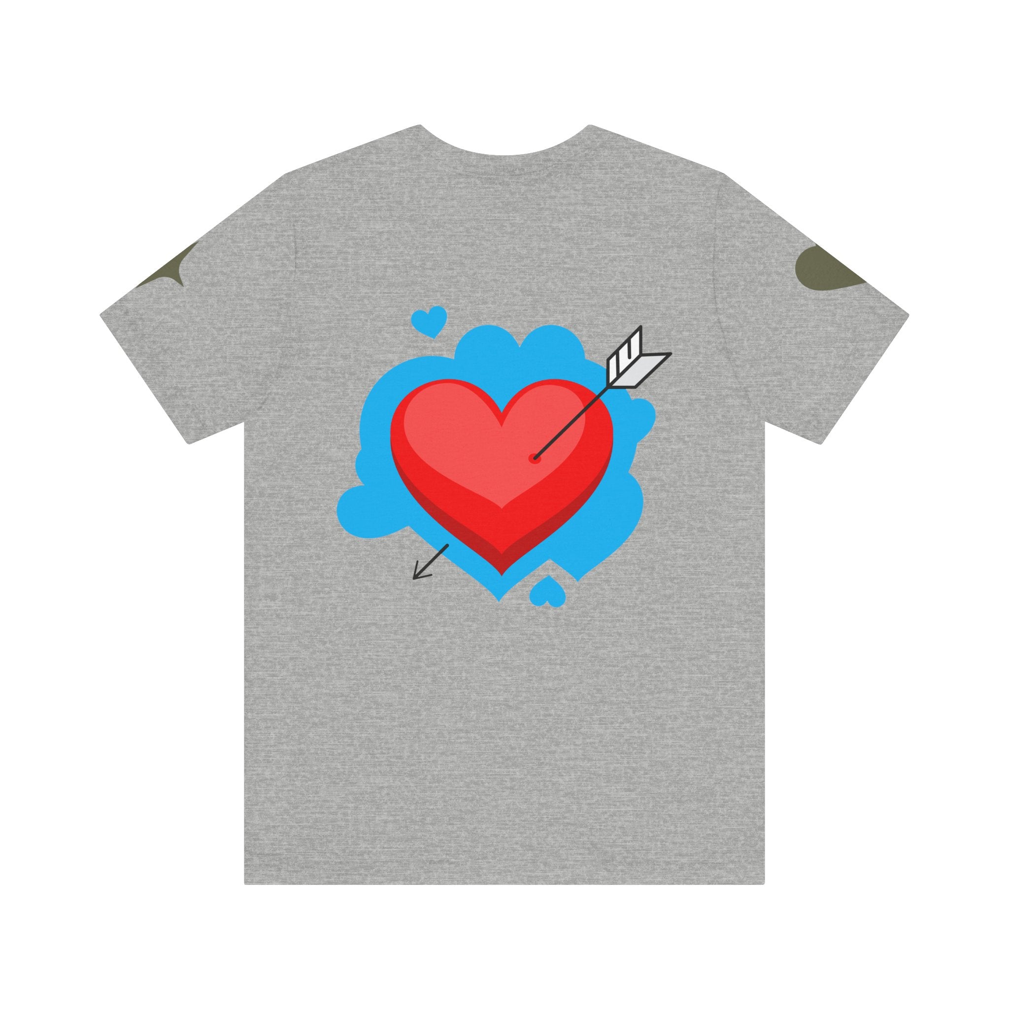 Cherry Life Tee — Cute Cherry & Heart Graphic Short Sleeve Shirt