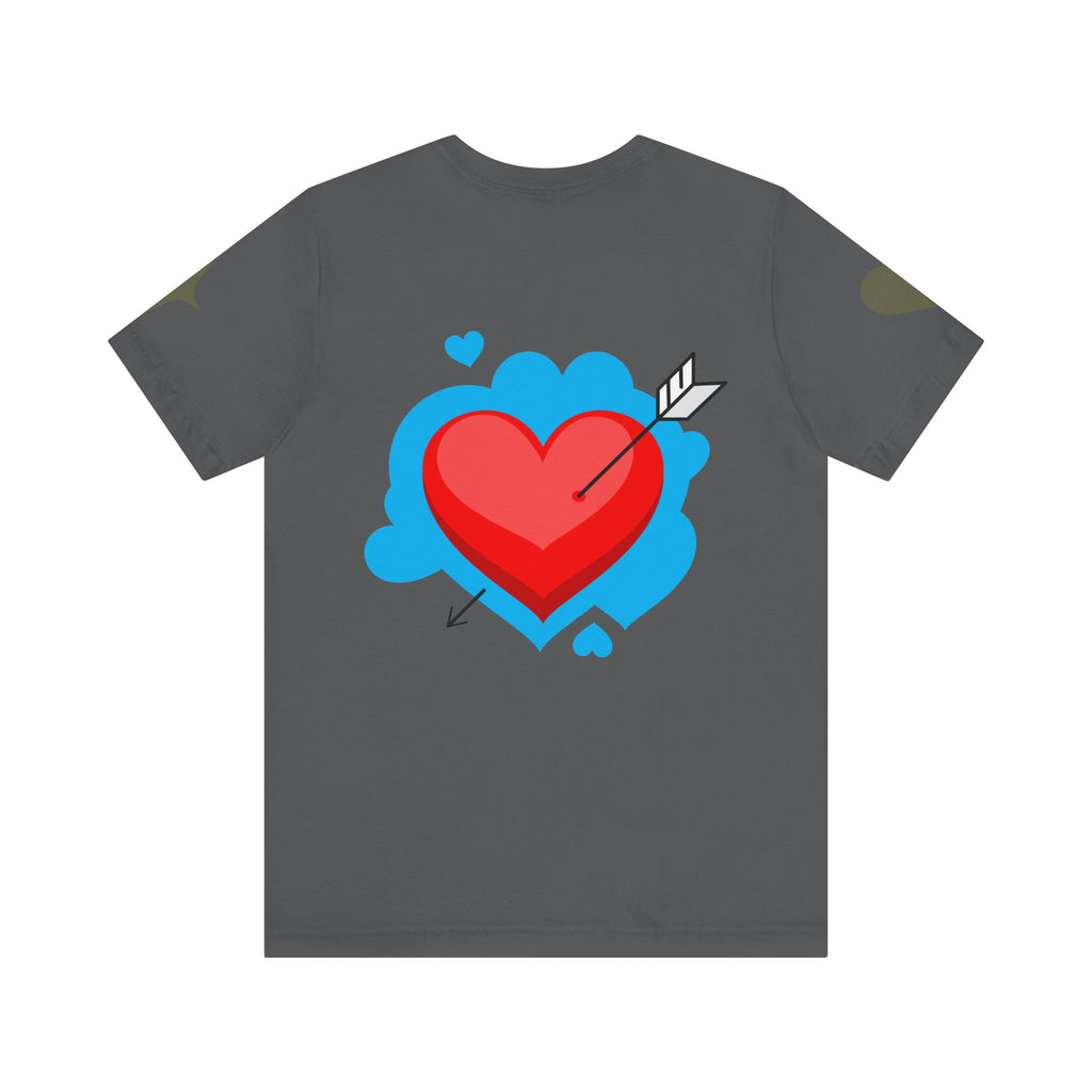 Cherry Life Tee — Cute Cherry & Heart Graphic Short Sleeve Shirt