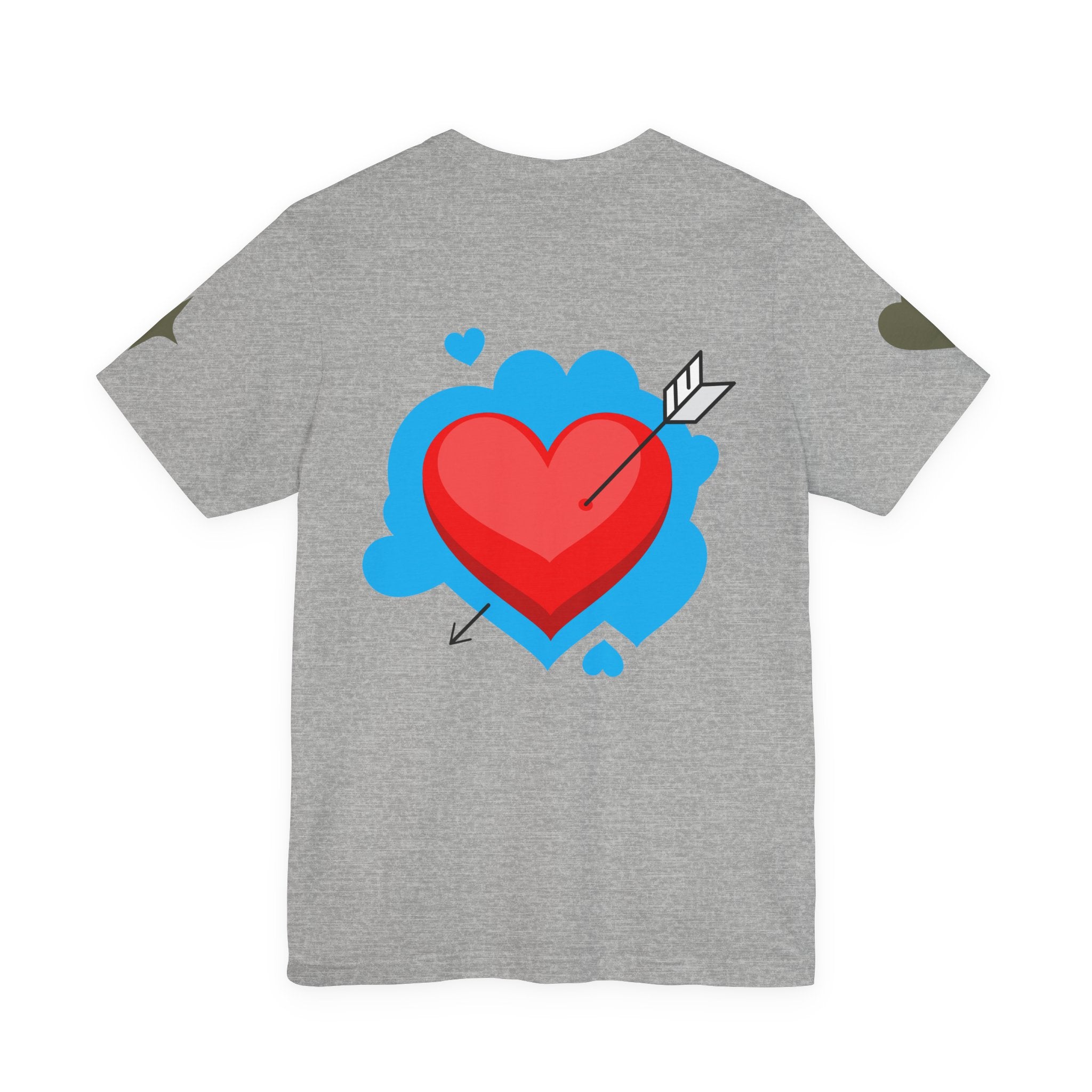 Cherry Life Tee — Cute Cherry & Heart Graphic Short Sleeve Shirt