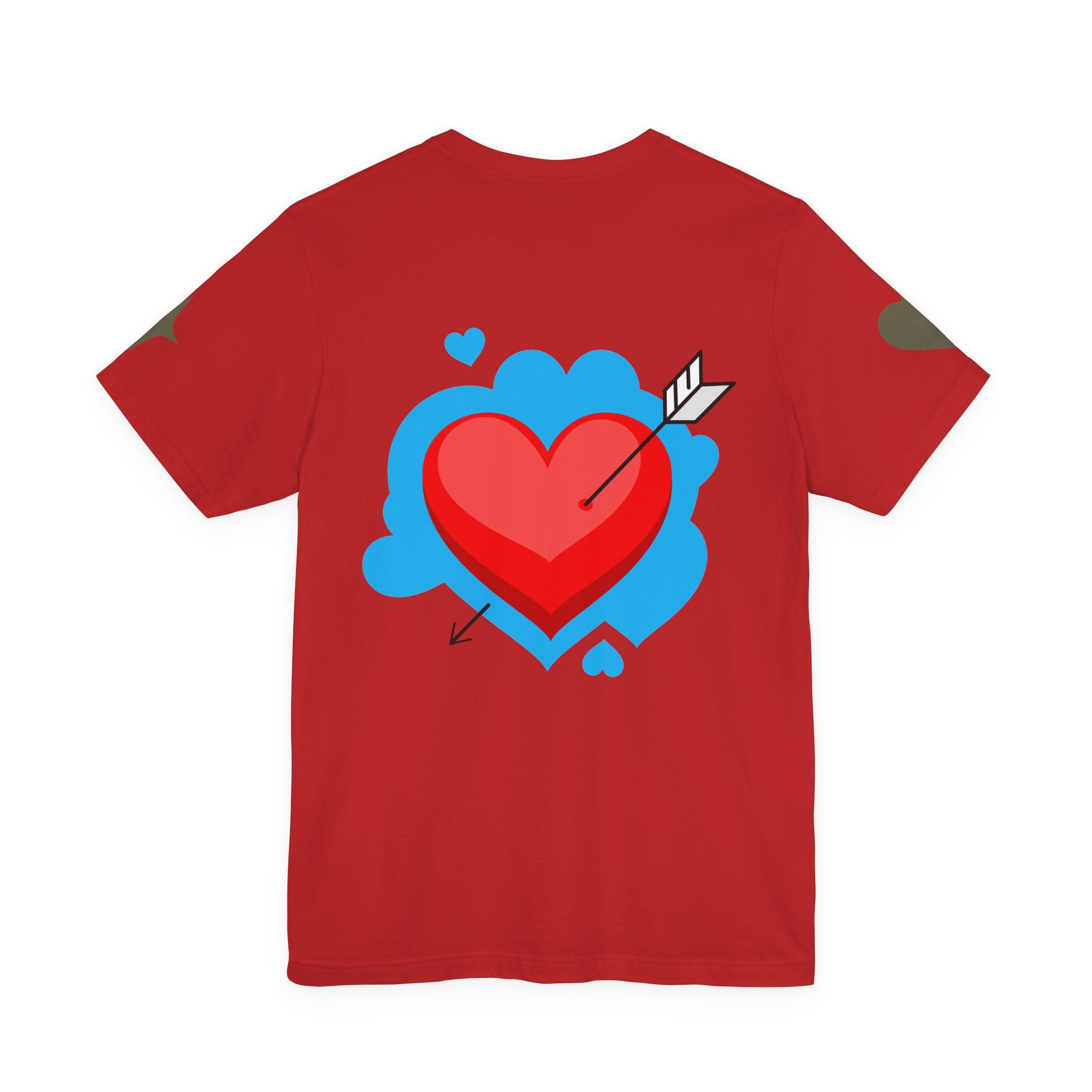 Cherry Life Tee — Cute Cherry & Heart Graphic Short Sleeve Shirt