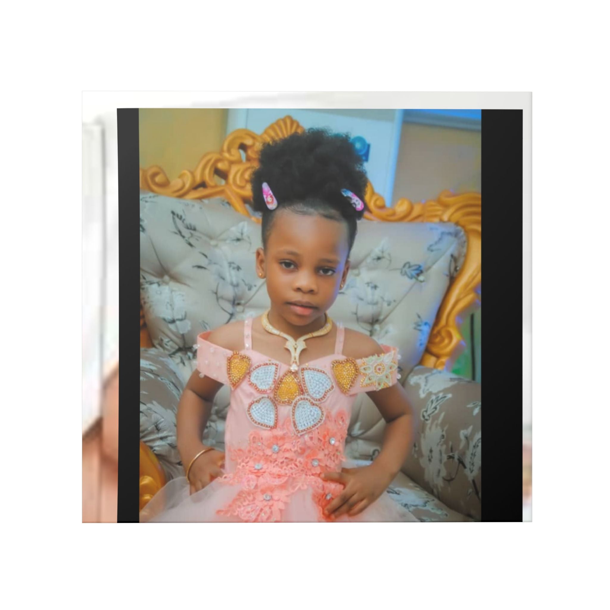 Baby Memory Hardcover Photo Book — Personalized Baby Photo Album for New Parents & Baby Shower Gift