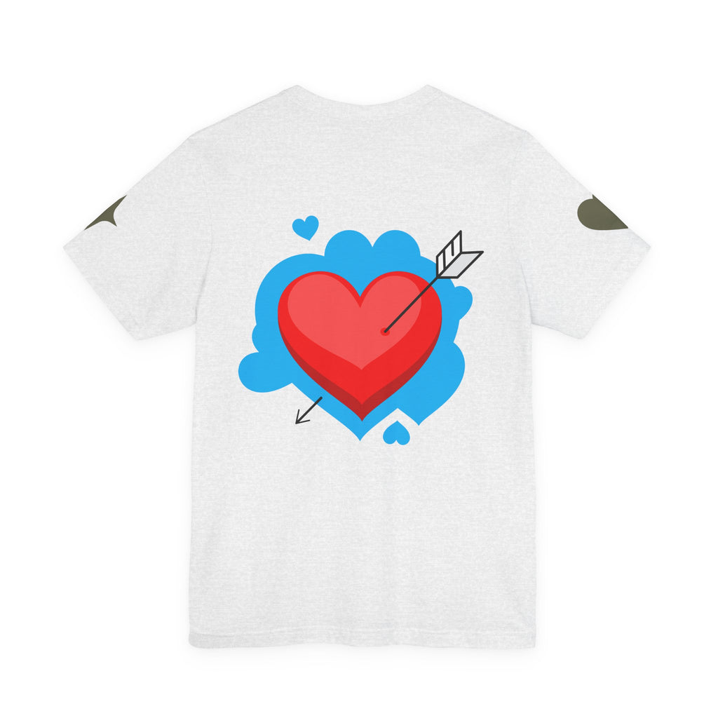 Cherry Life Tee — Cute Cherry & Heart Graphic Short Sleeve Shirt