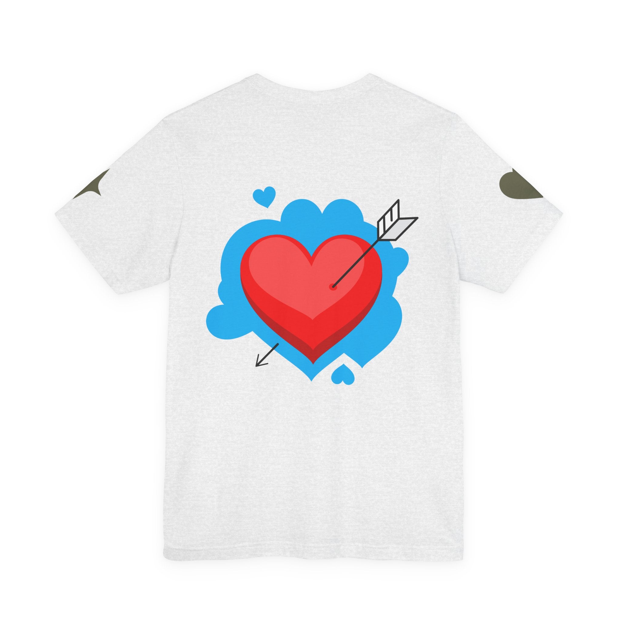 Cherry Life Tee — Cute Cherry & Heart Graphic Short Sleeve Shirt