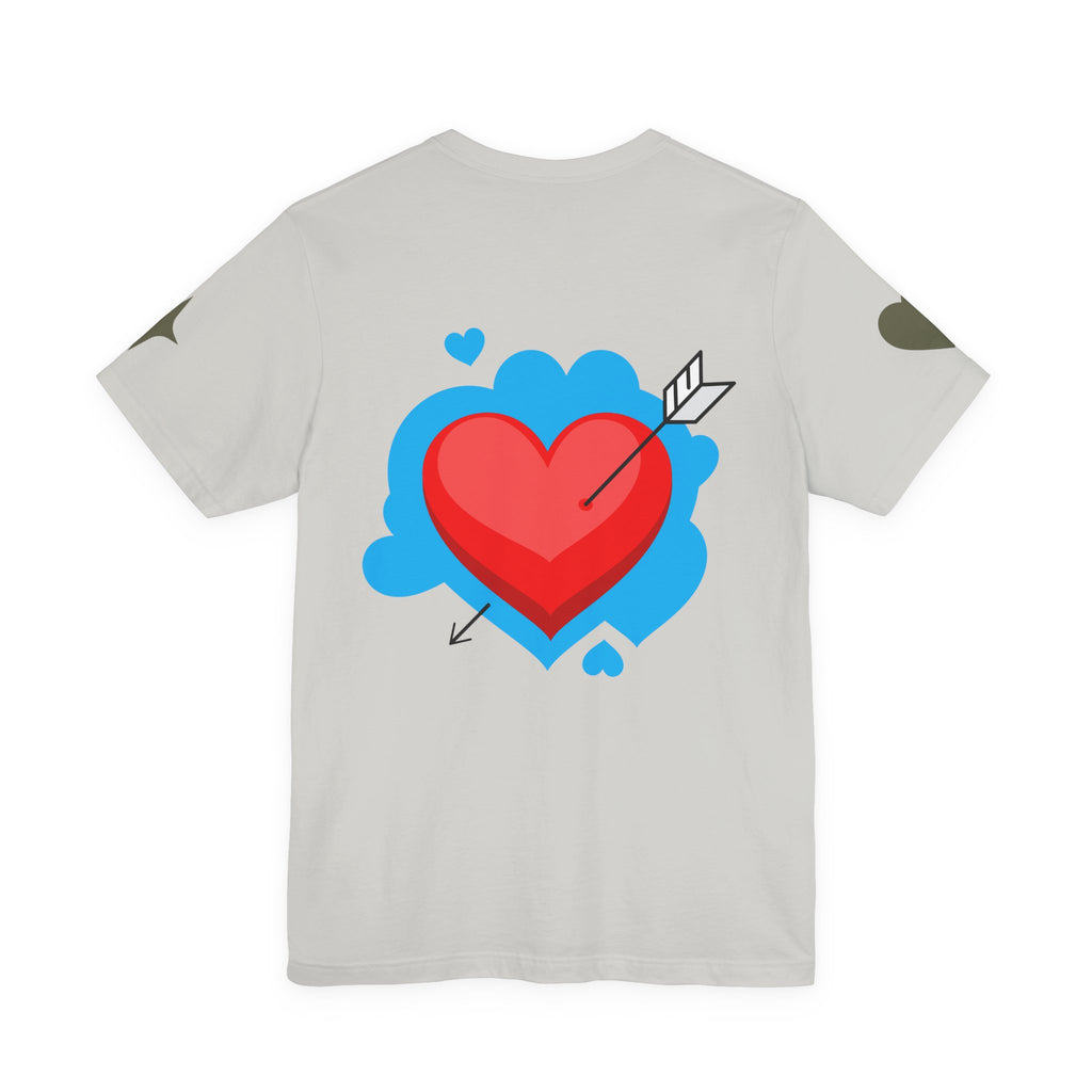 Cherry Life Tee — Cute Cherry & Heart Graphic Short Sleeve Shirt