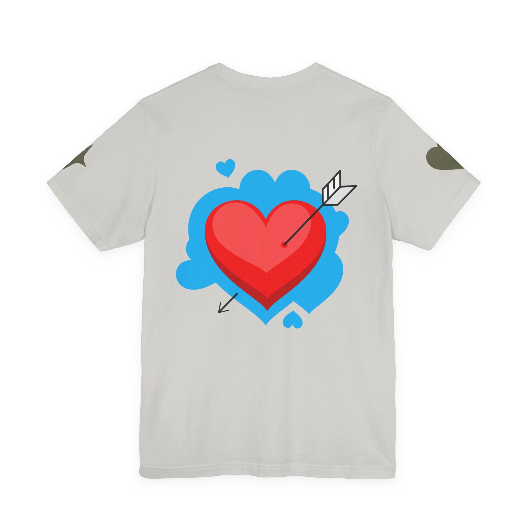 Cherry Life Tee — Cute Cherry & Heart Graphic Short Sleeve Shirt