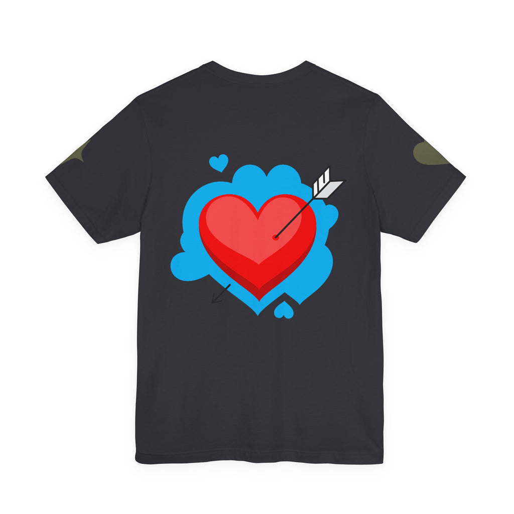Cherry Life Tee — Cute Cherry & Heart Graphic Short Sleeve Shirt