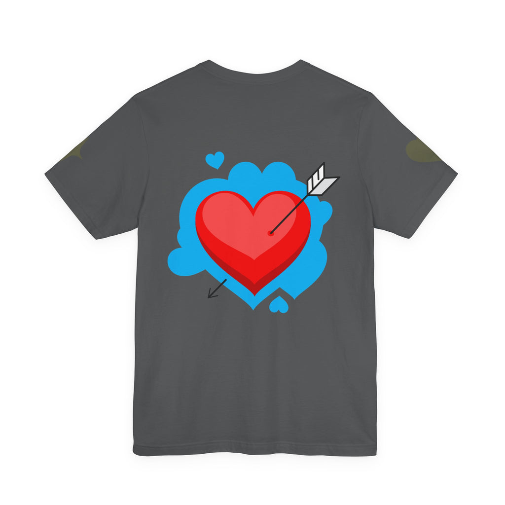 Cherry Life Tee — Cute Cherry & Heart Graphic Short Sleeve Shirt