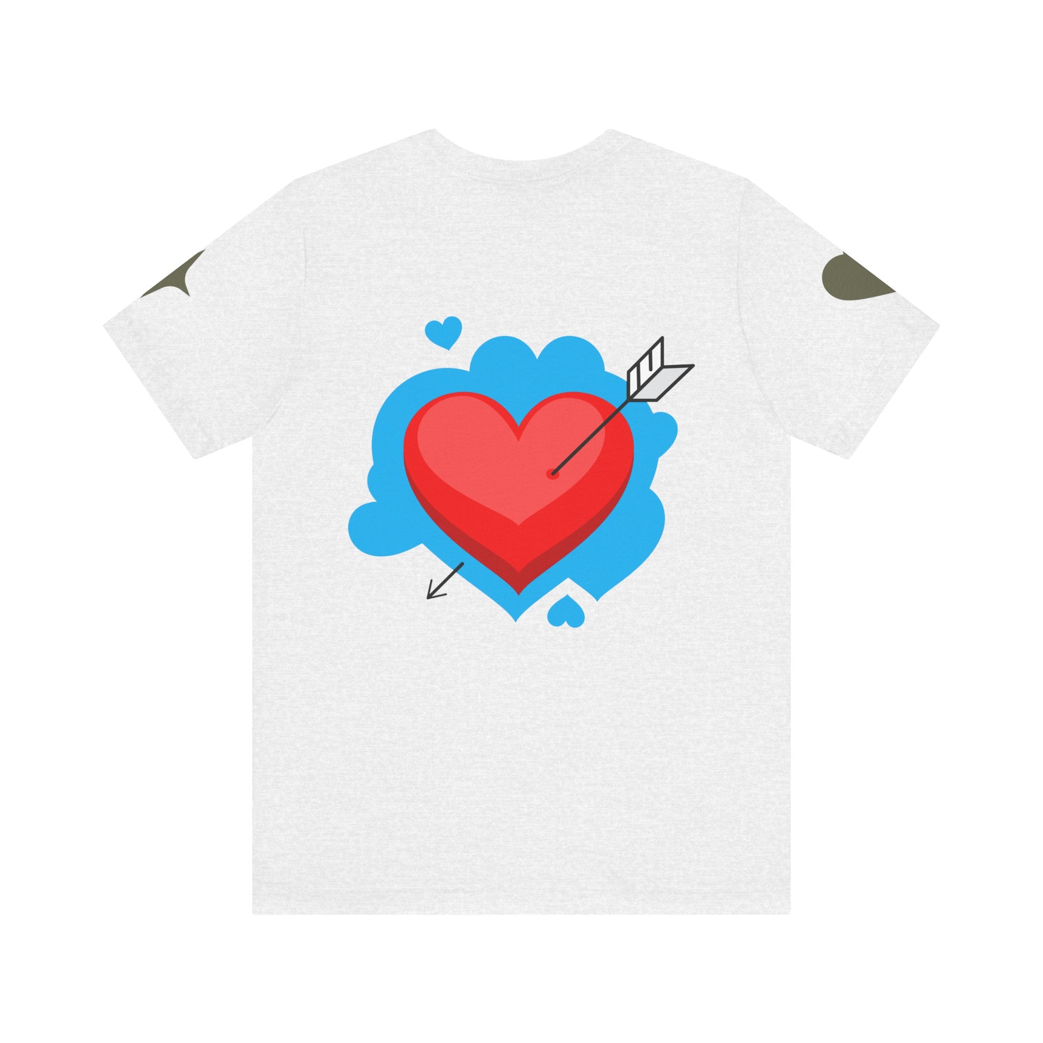 Cherry Life Tee — Cute Cherry & Heart Graphic Short Sleeve Shirt