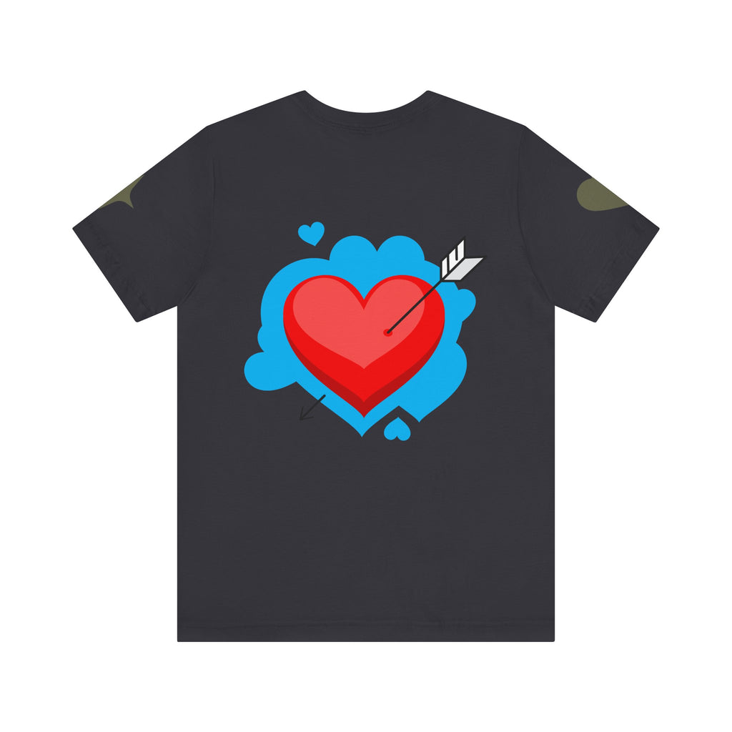 Cherry Life Tee — Cute Cherry & Heart Graphic Short Sleeve Shirt