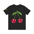Cherry Life Tee — Cute Cherry & Heart Graphic Short Sleeve Shirt