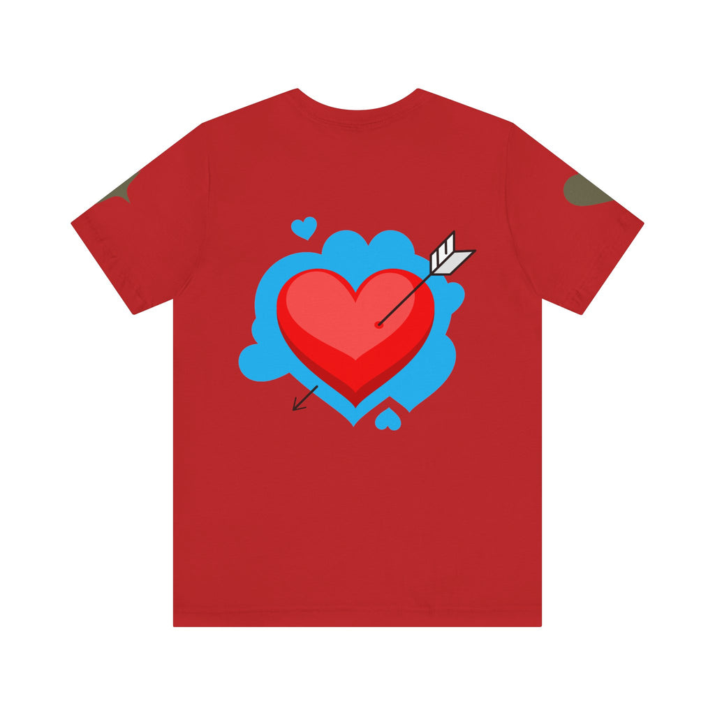 Cherry Life Tee — Cute Cherry & Heart Graphic Short Sleeve Shirt