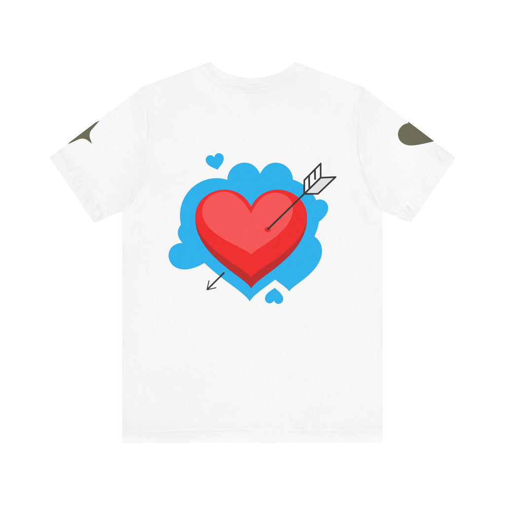 Cherry Life Tee — Cute Cherry & Heart Graphic Short Sleeve Shirt