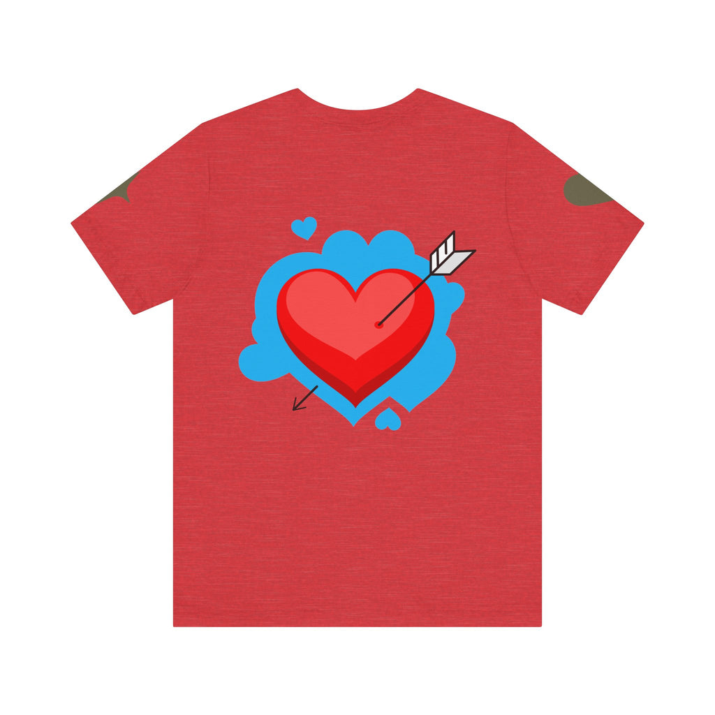 Cherry Life Tee — Cute Cherry & Heart Graphic Short Sleeve Shirt