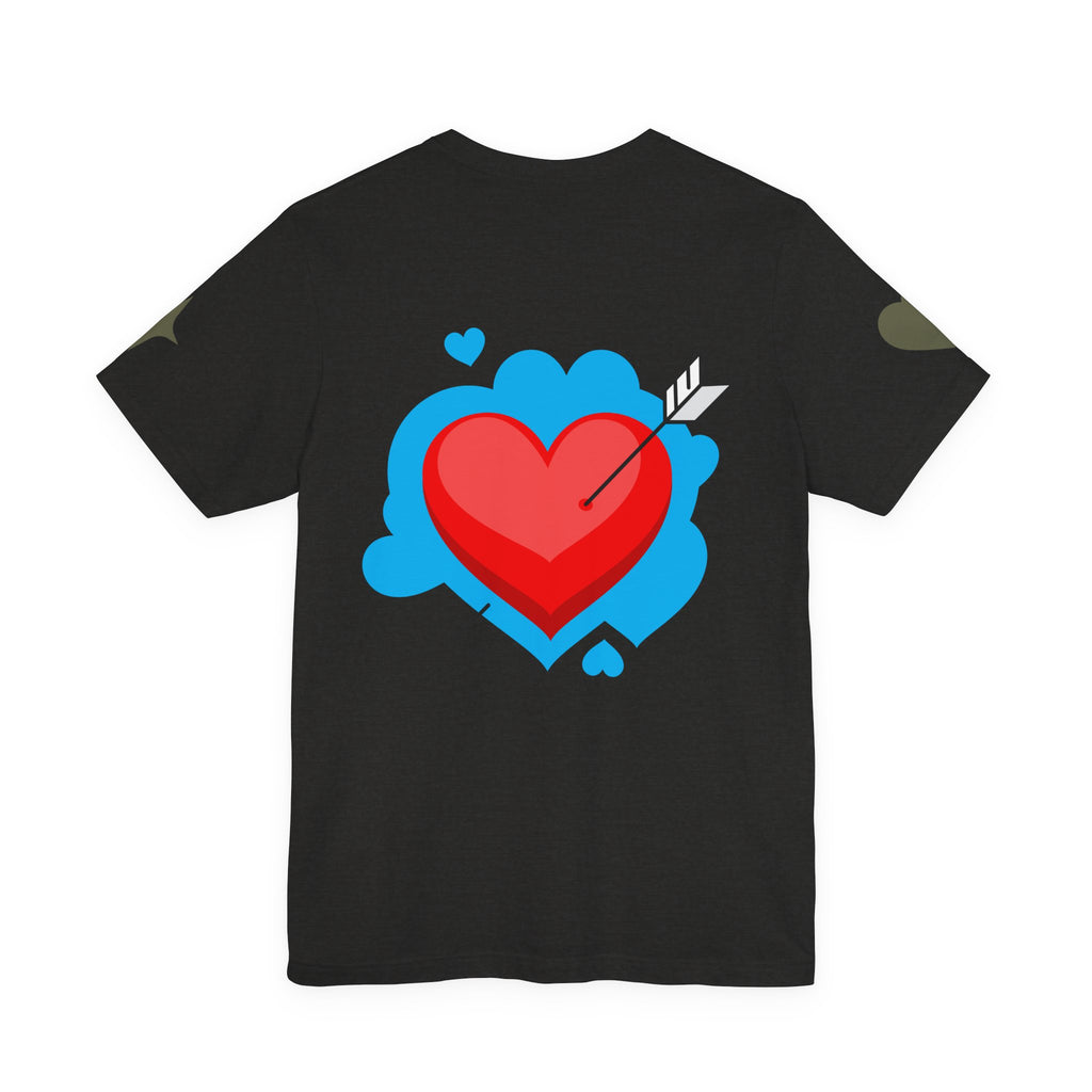 Cherry Life Tee — Cute Cherry & Heart Graphic Short Sleeve Shirt