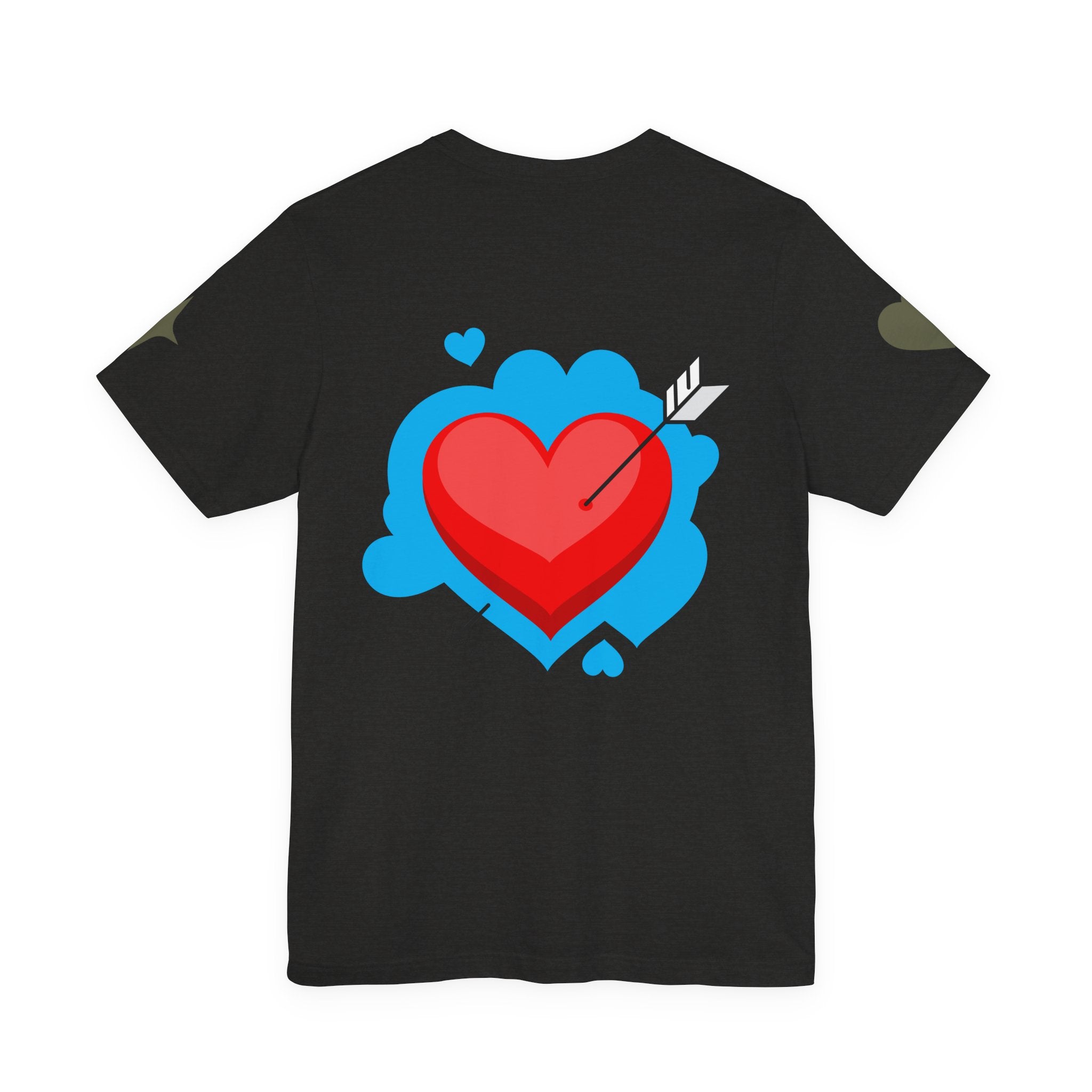 Cherry Life Tee — Cute Cherry & Heart Graphic Short Sleeve Shirt