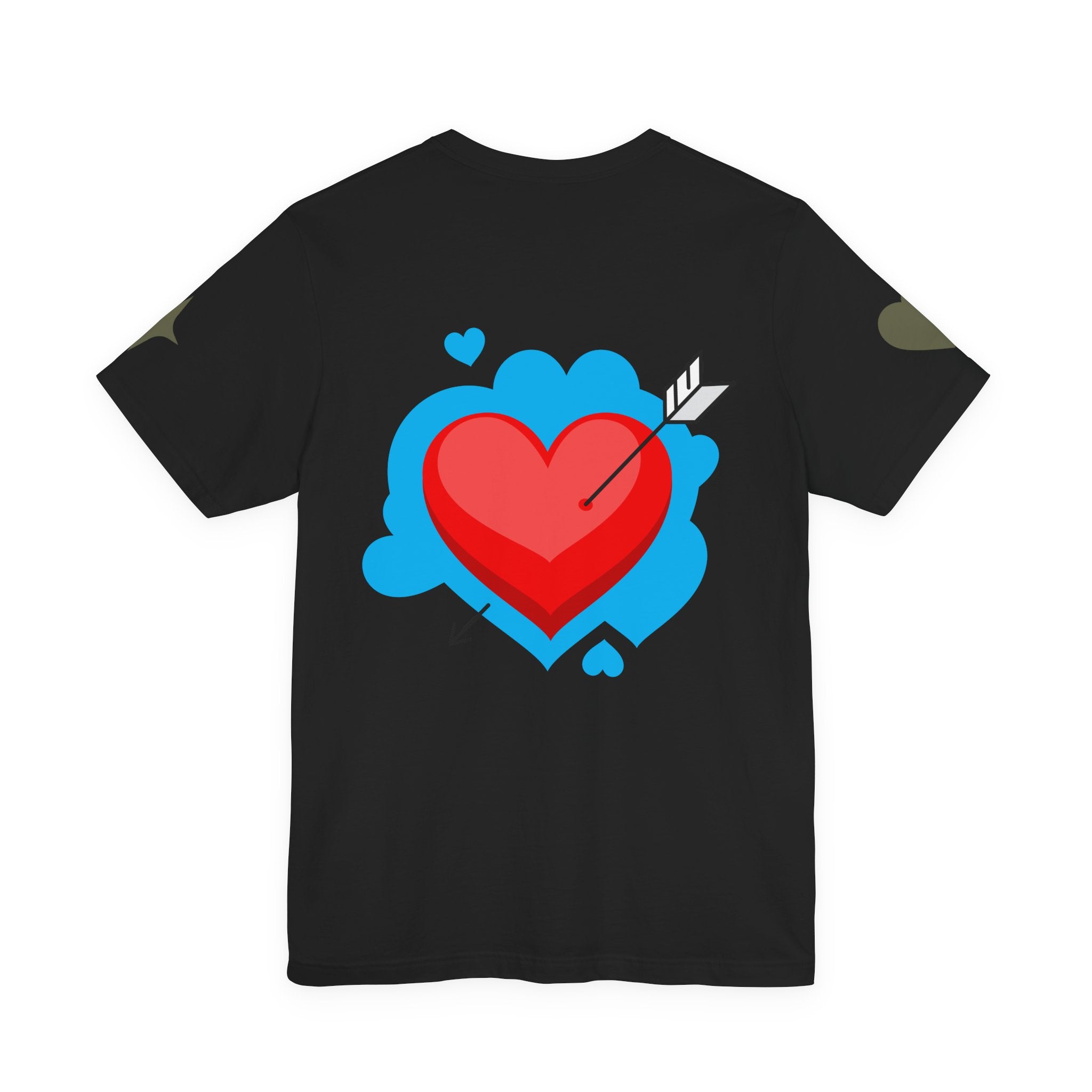 Cherry Life Tee — Cute Cherry & Heart Graphic Short Sleeve Shirt