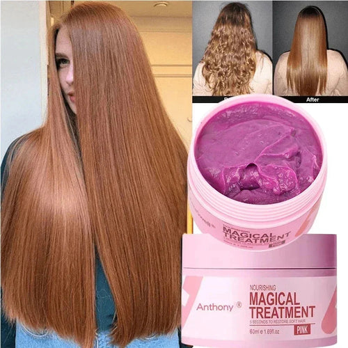 Magical Keratin Hair Mask 5 Seconds Repair Damaged Frizzy Hair Soft