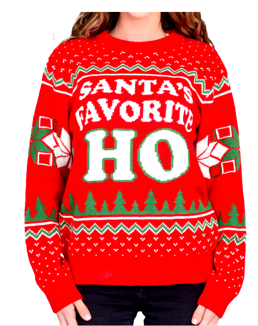 :  🎅 The Sweater That Brings Naughty Holiday Energy!